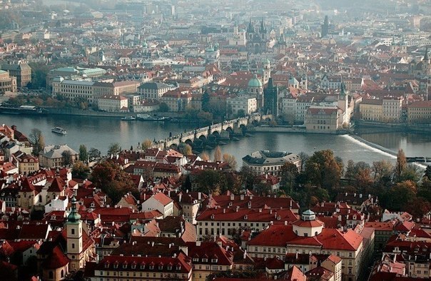 Вид на Прагу, Чехия