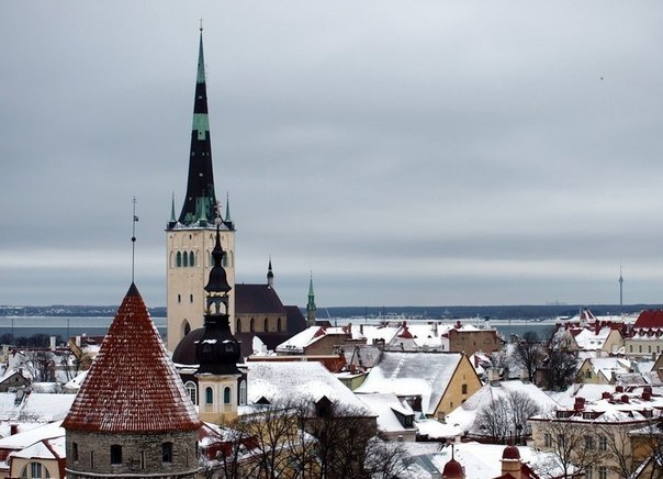 Winter Tallinn, Estonia