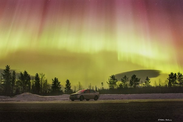 Північне сяйво в Мурманської області, Росія - 3