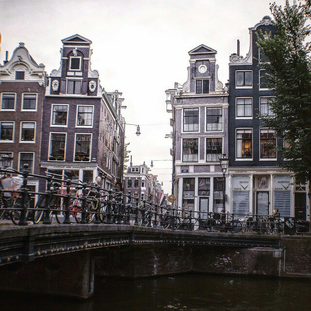 Уютный город Амстердам, Голландия - 5