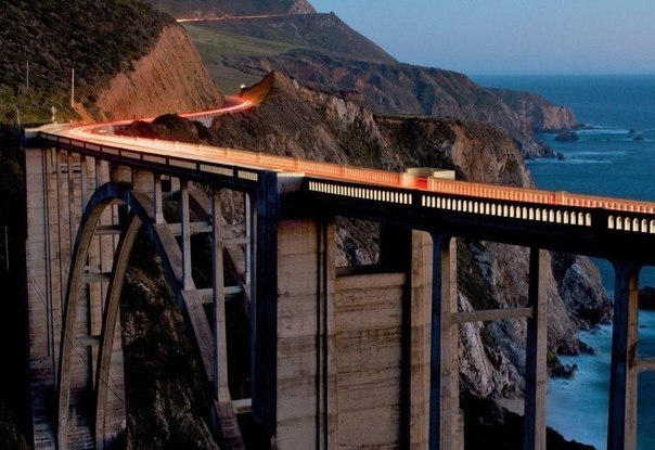 Мост Биксби в Биг-Сюр, Калифорния