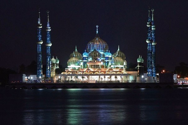 Crystal mosque. Terengganu, Malaysia