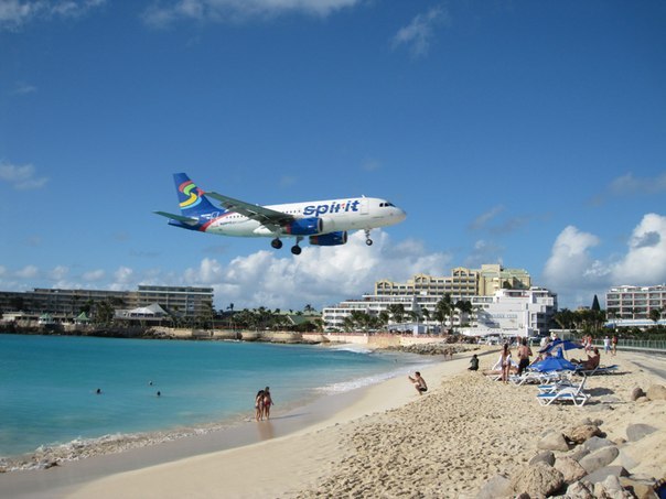 Сент-Мартен, пляж прямо у взлетной полосы - 7