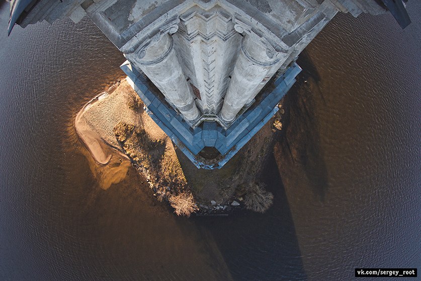 Колокольня на необитаемом острове. Тверская область