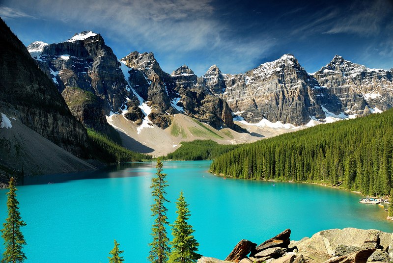 Озеро Морейн, Канада