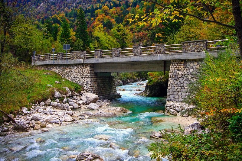 Бірюзова річка Соча (Словенія, Італія) - 5