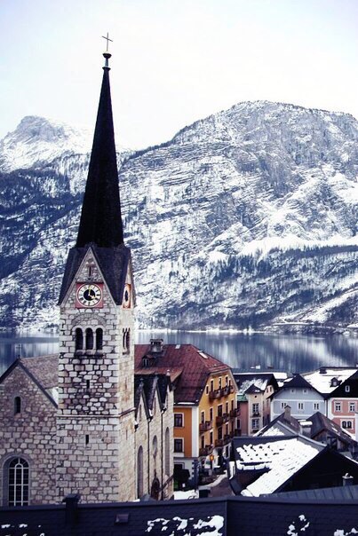 Заснеженный Гальштат