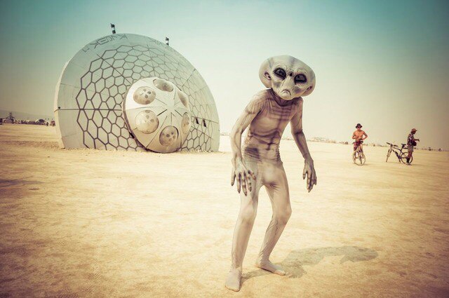 Фестиваль Burning Man в Неваде, США