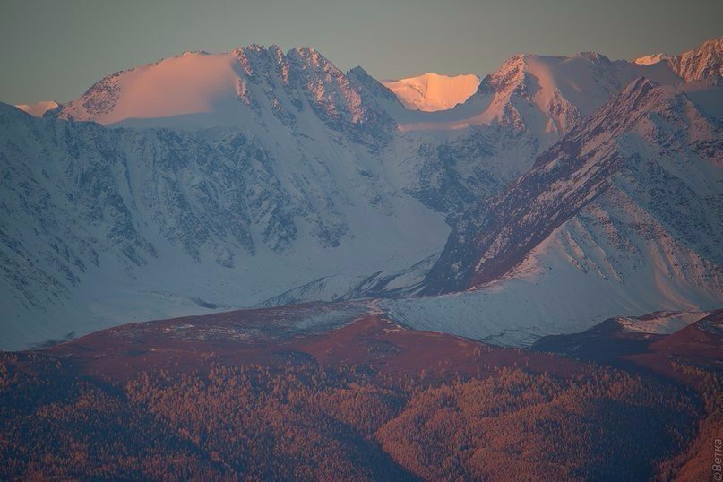Рассвет на Северо-Чуйском хребте, Горный Алтай, Россия - 5