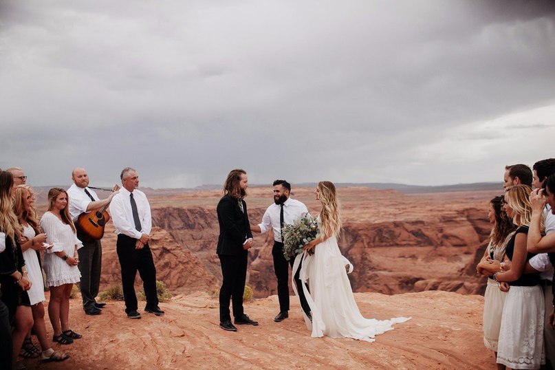 Свадьба в Гранд Каньоне. Фотограф Jordan Voth - 6