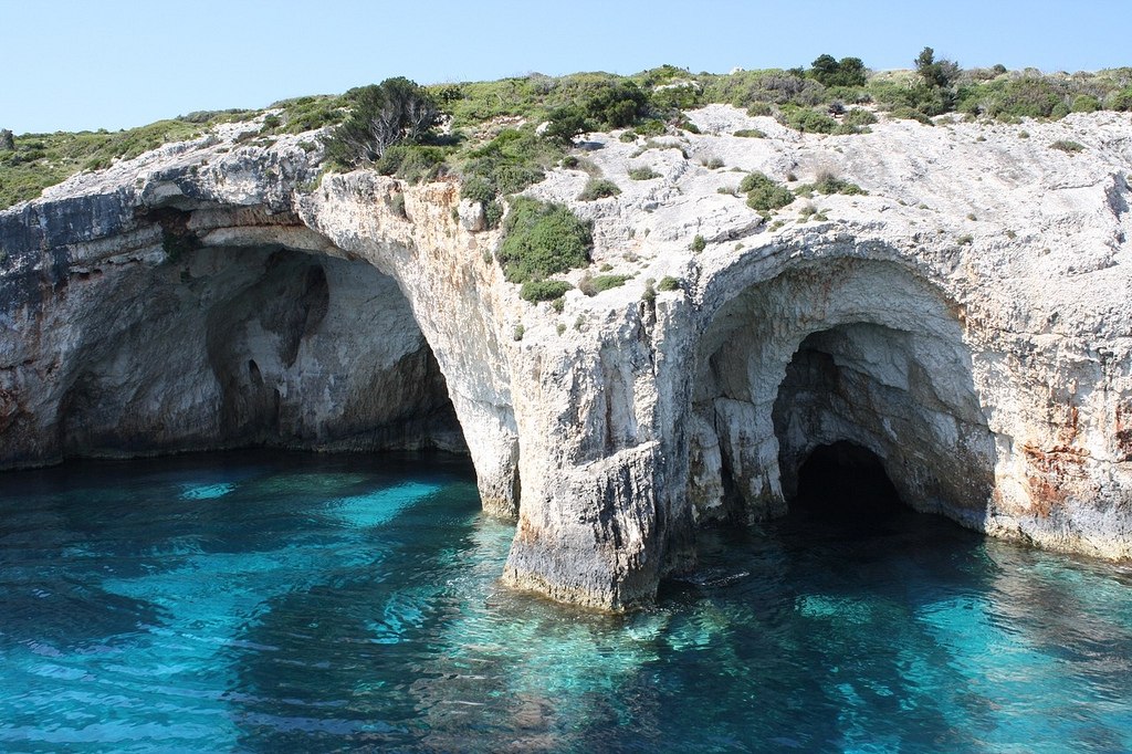 Чистейшая вода в пещерах Кери, Закинтос, Греция. - 5