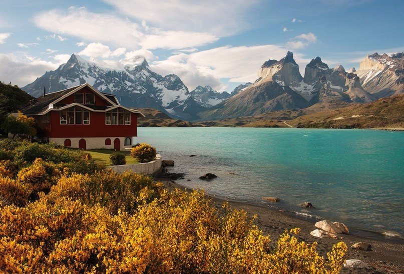 Озеро Пехое, Патагония, Чили