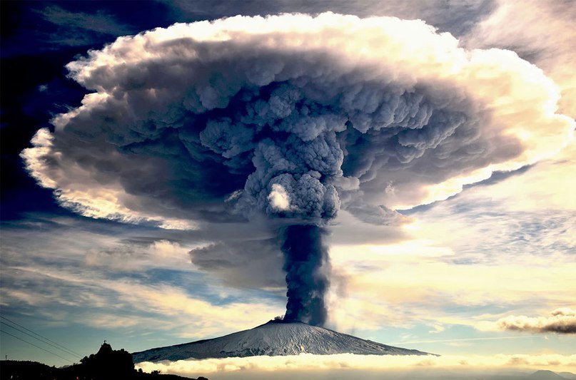 Вулкан Этна в Сицилии, Италия