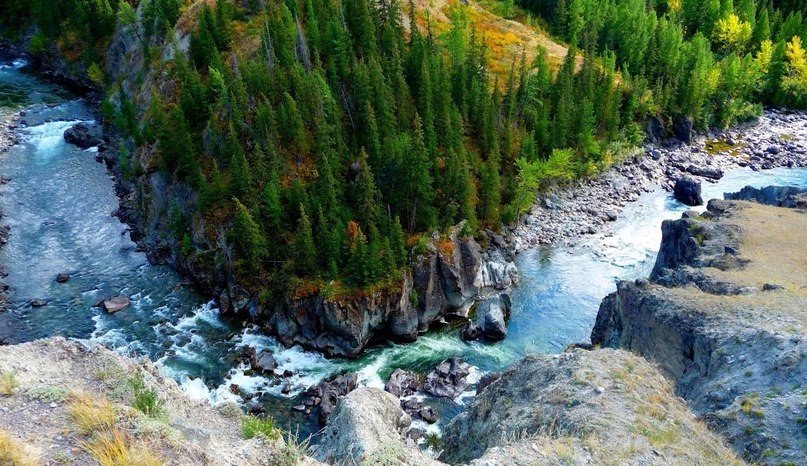 Река Чулышман, Горный Алтай.