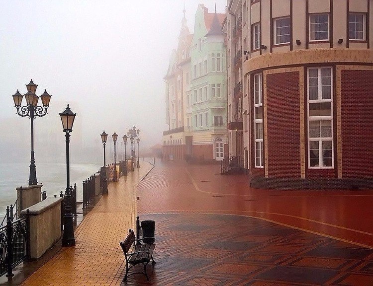 Калининград. Набережная Рыбной Деревни