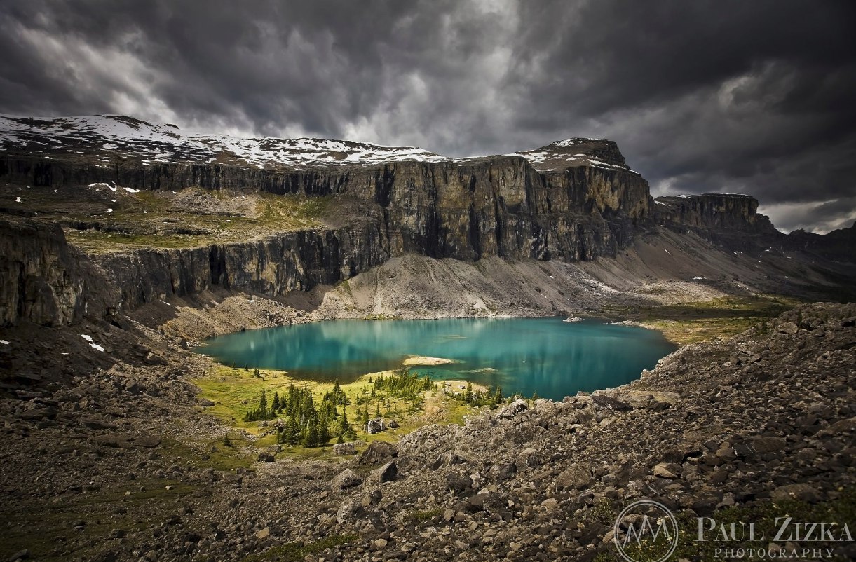 Озеро Mitella, Национальный парк Банф, Канада