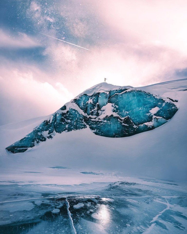 Ледник в Национальном парке Банф
