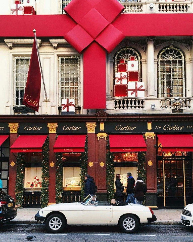 Потрясающе красивые новогодние витрины Лондона