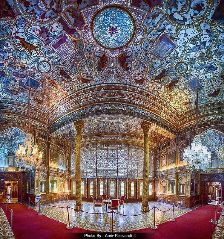 Великолепный дворец в Гулистане, Иран