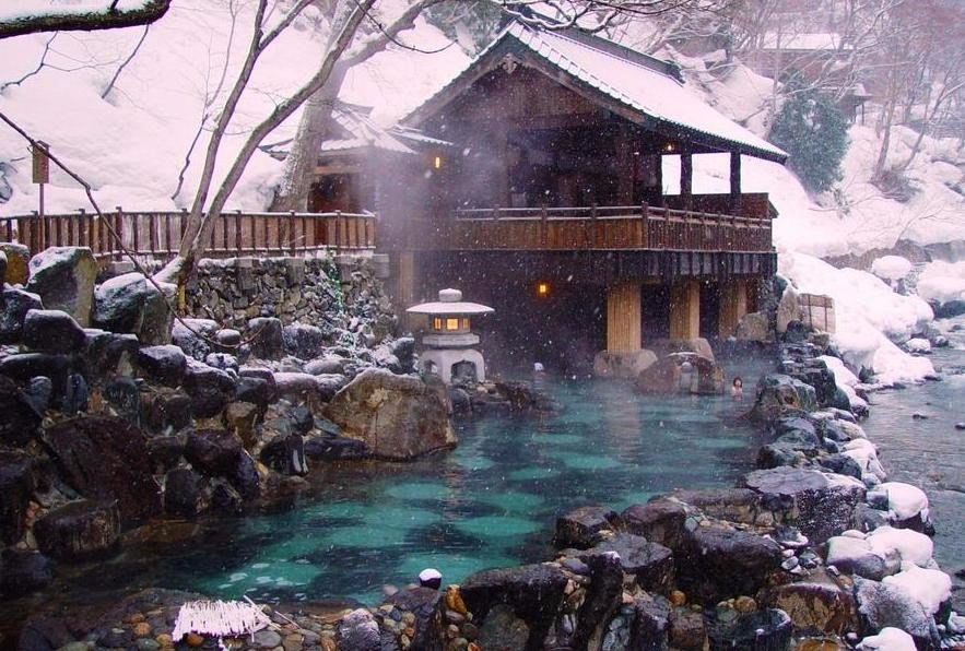 Горячие источники в Японии