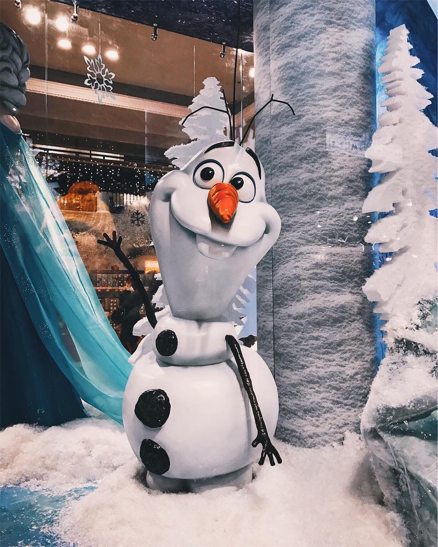 Олаф в Центральном Детском Магазине Москвы<br><br>Фото: ruskievskiy