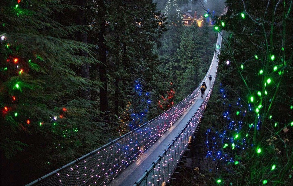 Подвесной мост Капилано, Канада