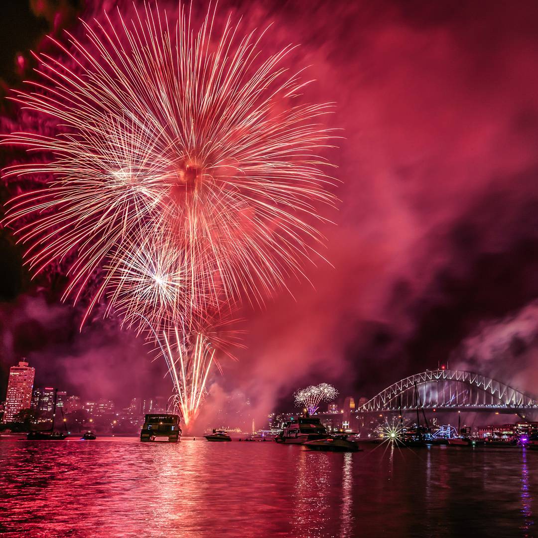 Новогодний фейерверк в Сиднее<br><br>Фото: theinkedshooter