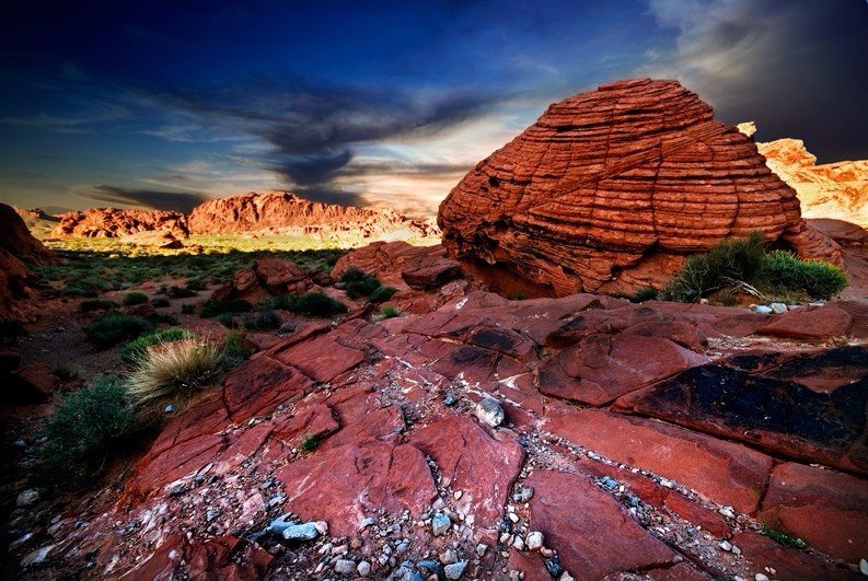 Огненная долина, штат Невада, США