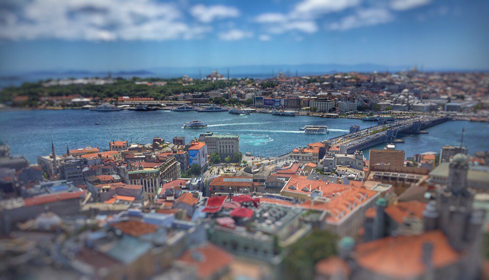 Вид с Галатской башни, Стамбул