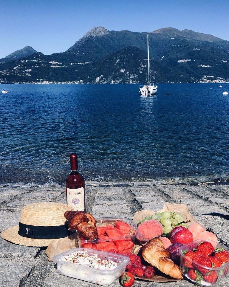 Красота озера Комо, Италия