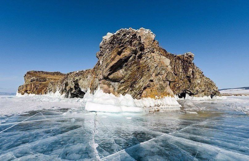 Замерзший Байкал. - 5