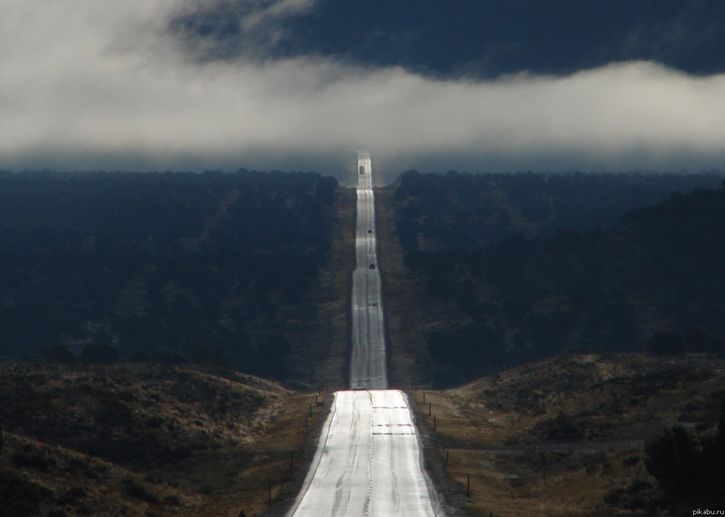 Дорога в небо. Юта, США.