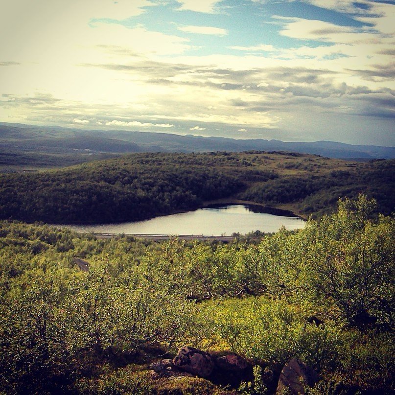 Озеро Сантаярви, Печенгский район.