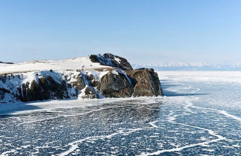 Замерзший Байкал. - 6
