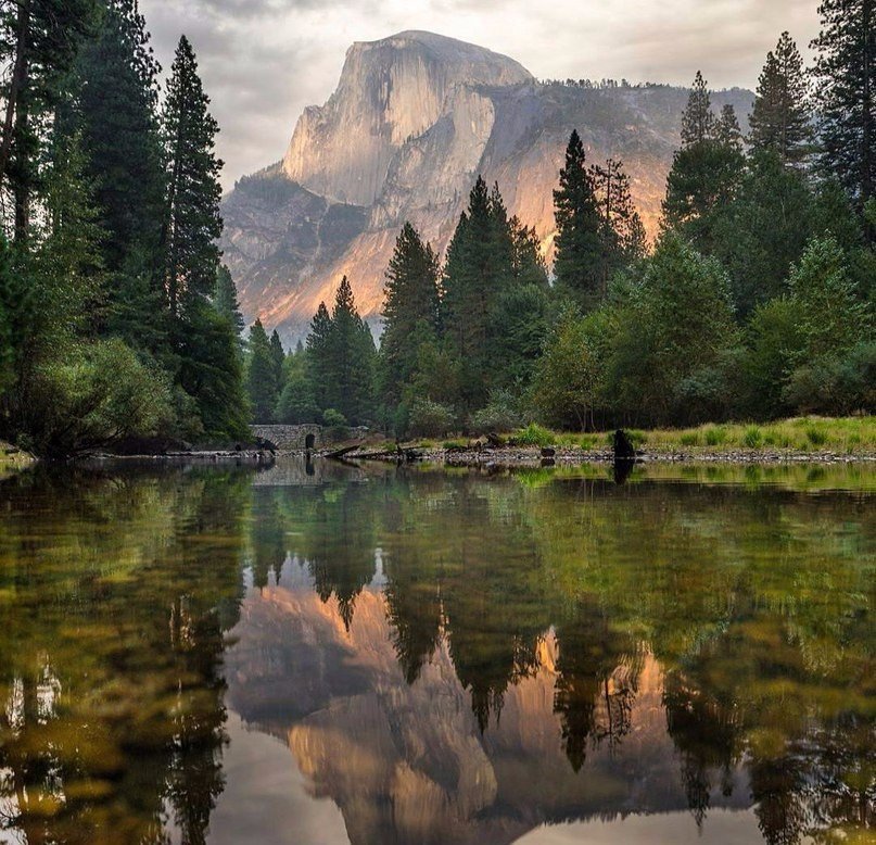 Река Мерсед, Йосемити, США