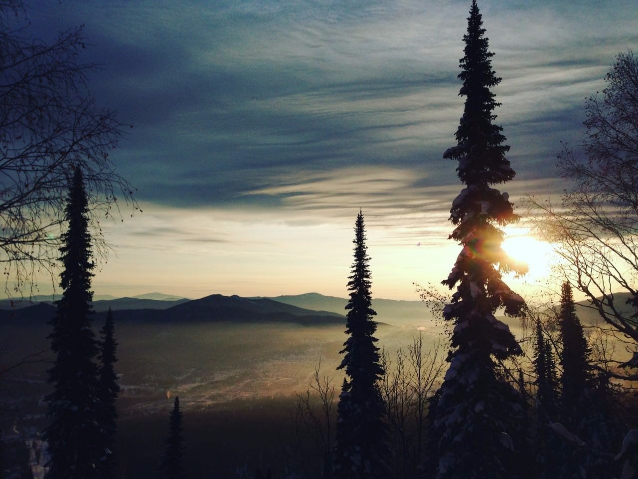 Утро в Шерегеше