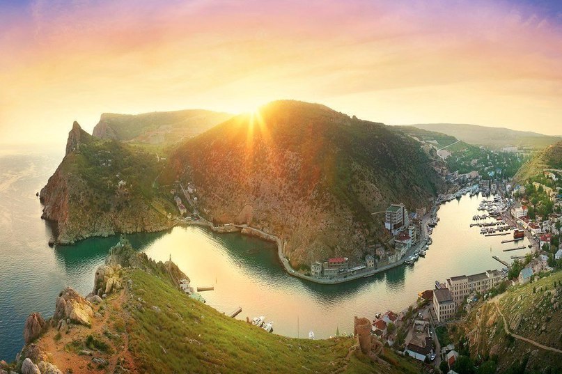 Вечерняя Балаклава, Крым.