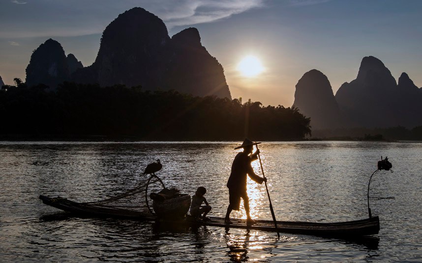 Уникальная китайская рыбалка с бакланами - 5