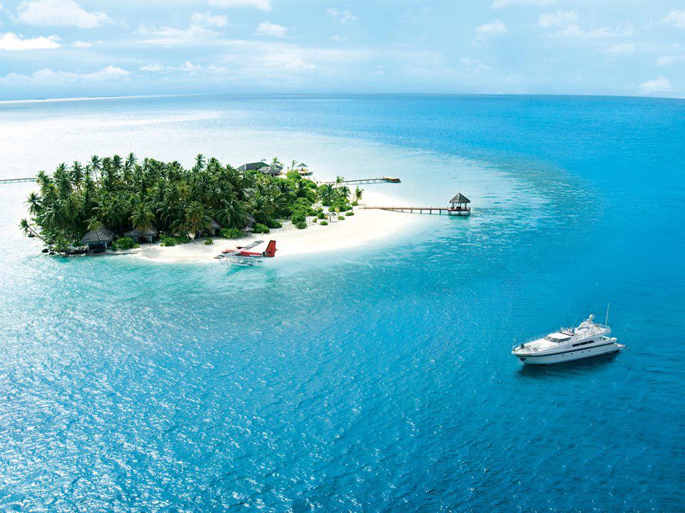 Райский островок в Индийском океане.