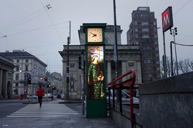 У Парижі та Мілані місця зовнішньої реклами зайняли репродукції картин відомих художників - 7