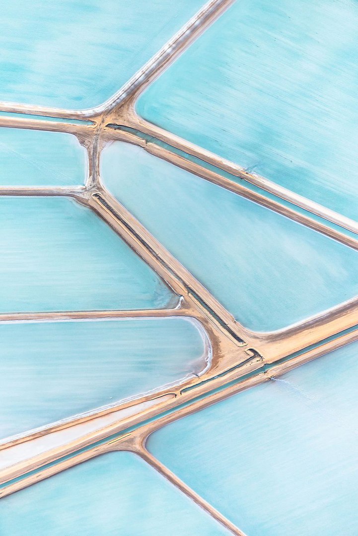 Голубые соляные поля в Австралии - 9