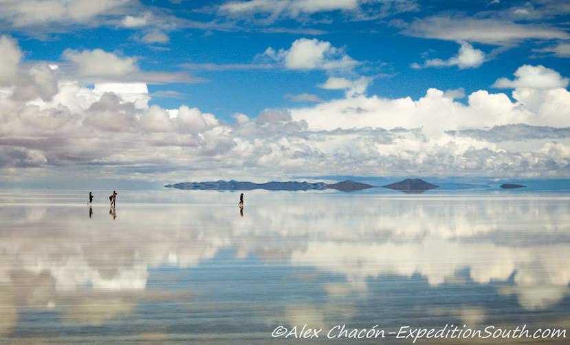 Гігантська задзеркалля - солончак Уюні в Болівії - 1