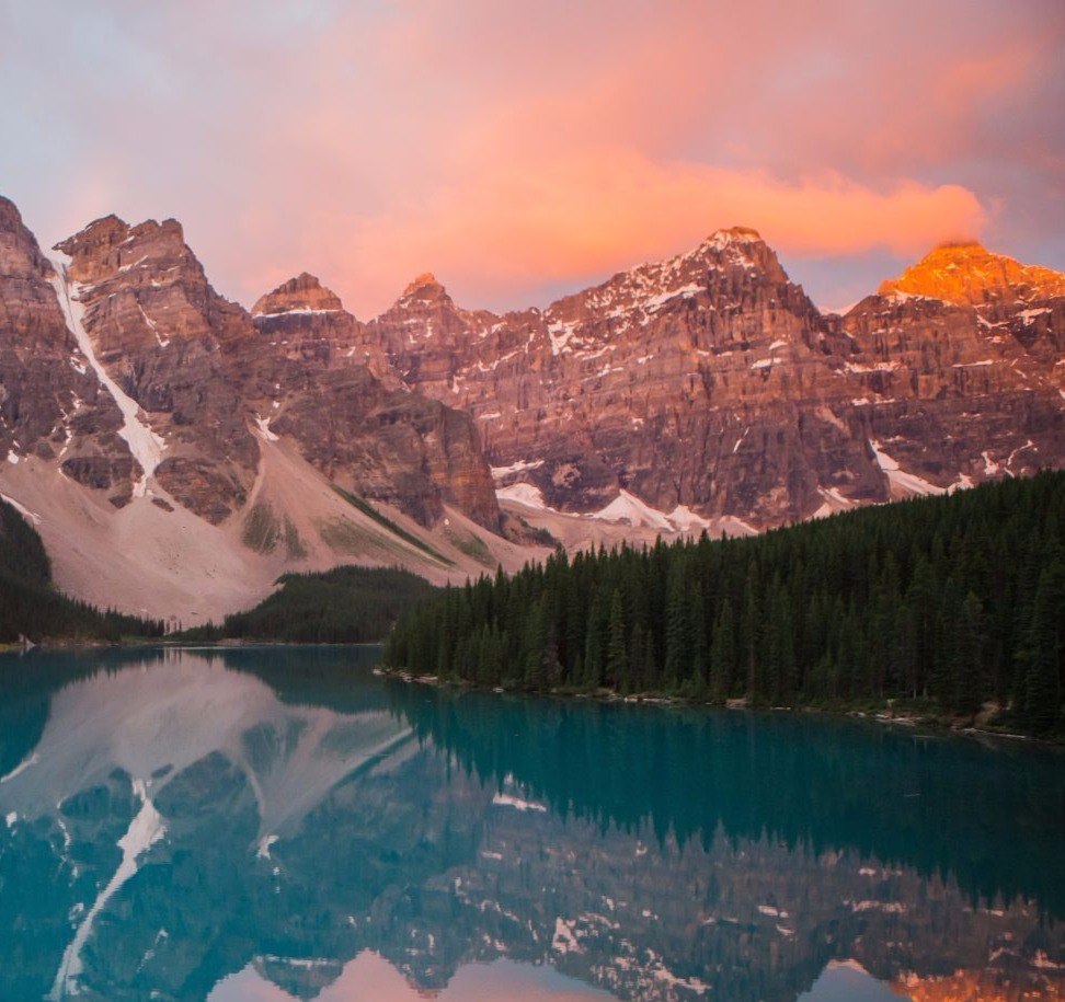 Озеро Морейн, Канада