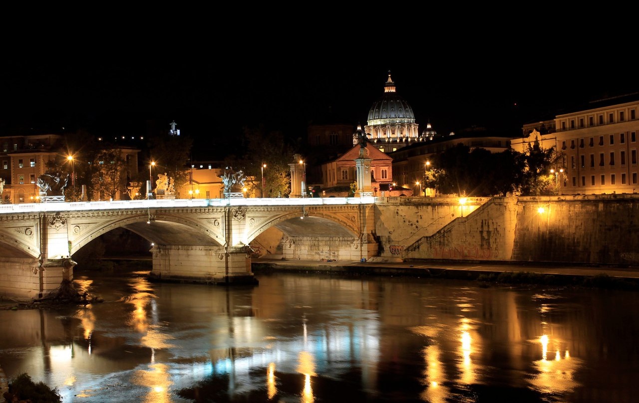 Вечір у Тібері, Італія