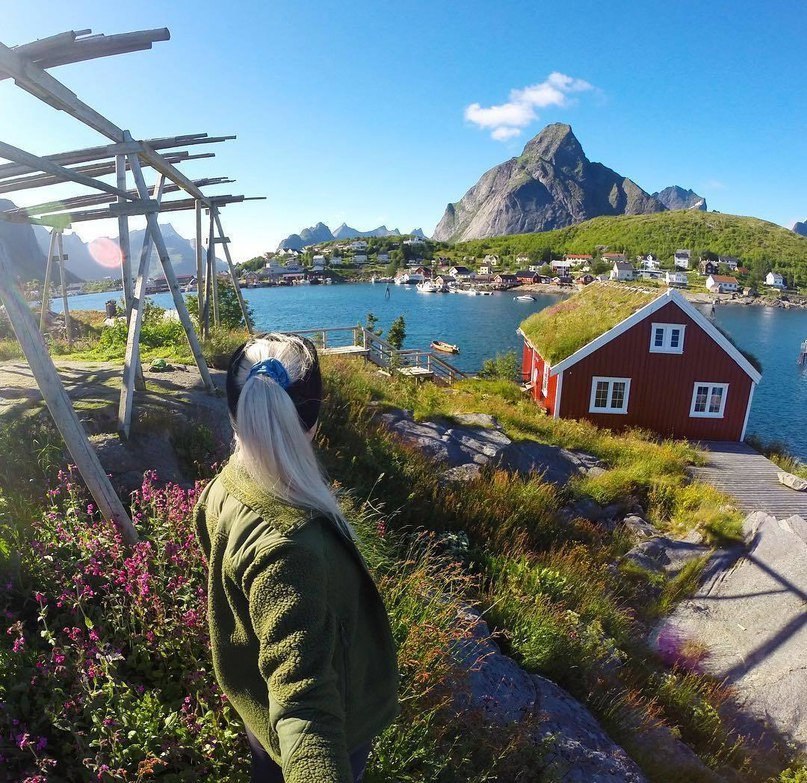 Солнечное утро в Норвегии