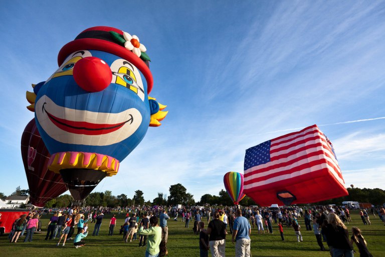Фестиваль воздушных шаров в США