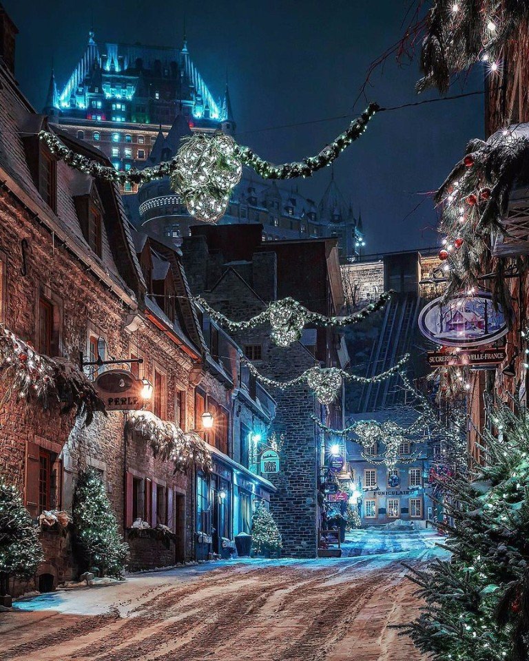 Зимний Квебек, Канада