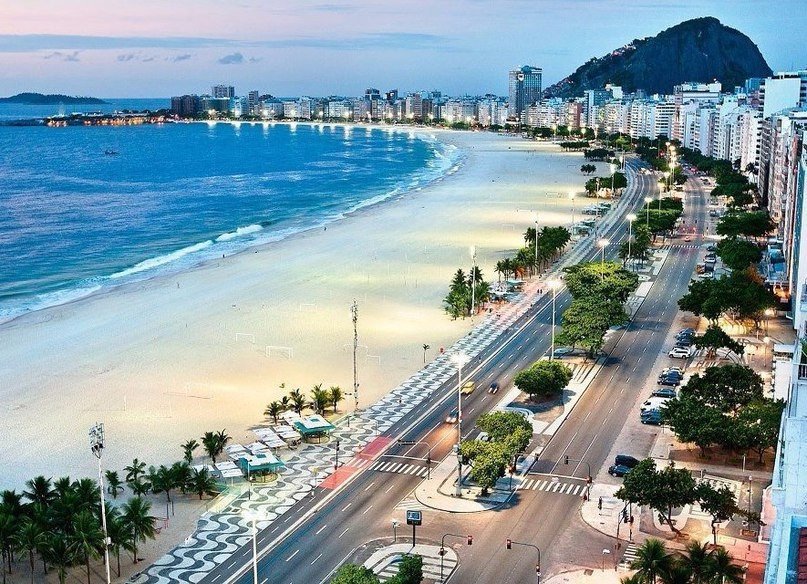 Пляж в Копакабане, Бразилия