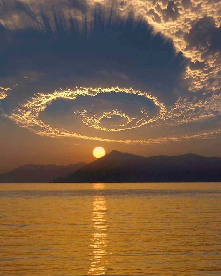 Закат над Долиной Бабочек, Фетхие, Турция