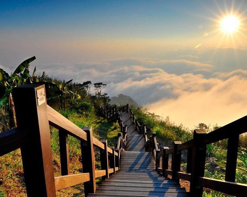 Восход солнца на Тайване